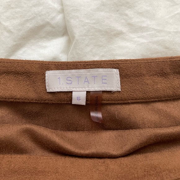 1. State Suede Mini Skirt - Picture 3 of 3